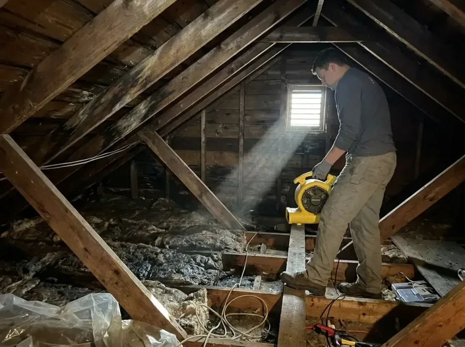 attic-water-damage-drying-proc-007 — frequently asked questions, Emergency Water Extraction & 24/7 Flood Response in Pine Le…